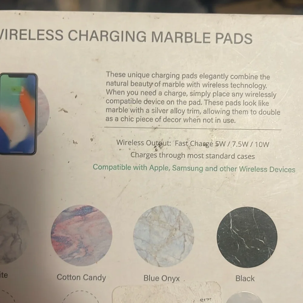 PhunkeeTree Wireless Charging Marble Pads